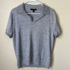 Banana Republic Men’s Grey Polo Slim Fit - (M)